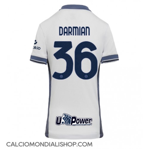 Maglie da calcio Inter Milan Matteo Darmian #36 Seconda Maglia Femminile 2024-25 Manica Corta